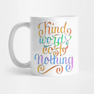 Kind Words - White Mug